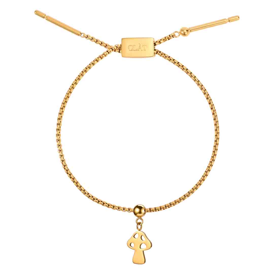 Box Chain Mushroom Bracelet