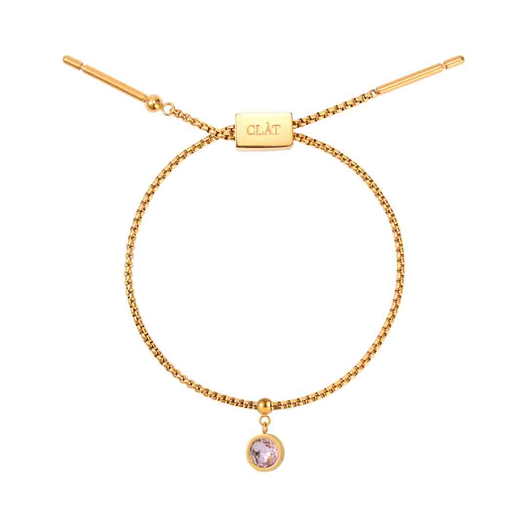 Box Chain Alexandrite Bracelet