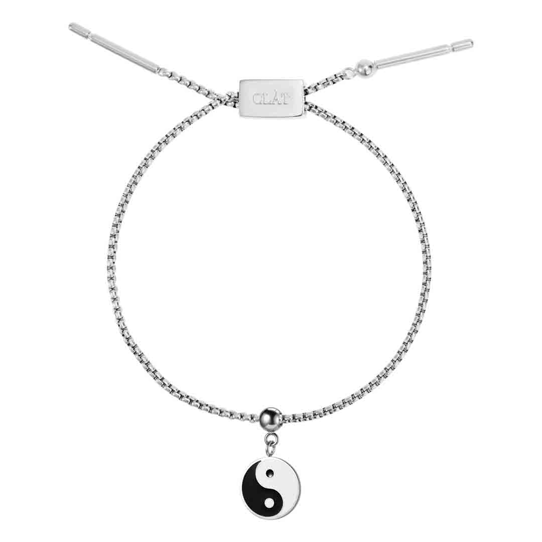 Box Chain Yin & Yang Bracelet