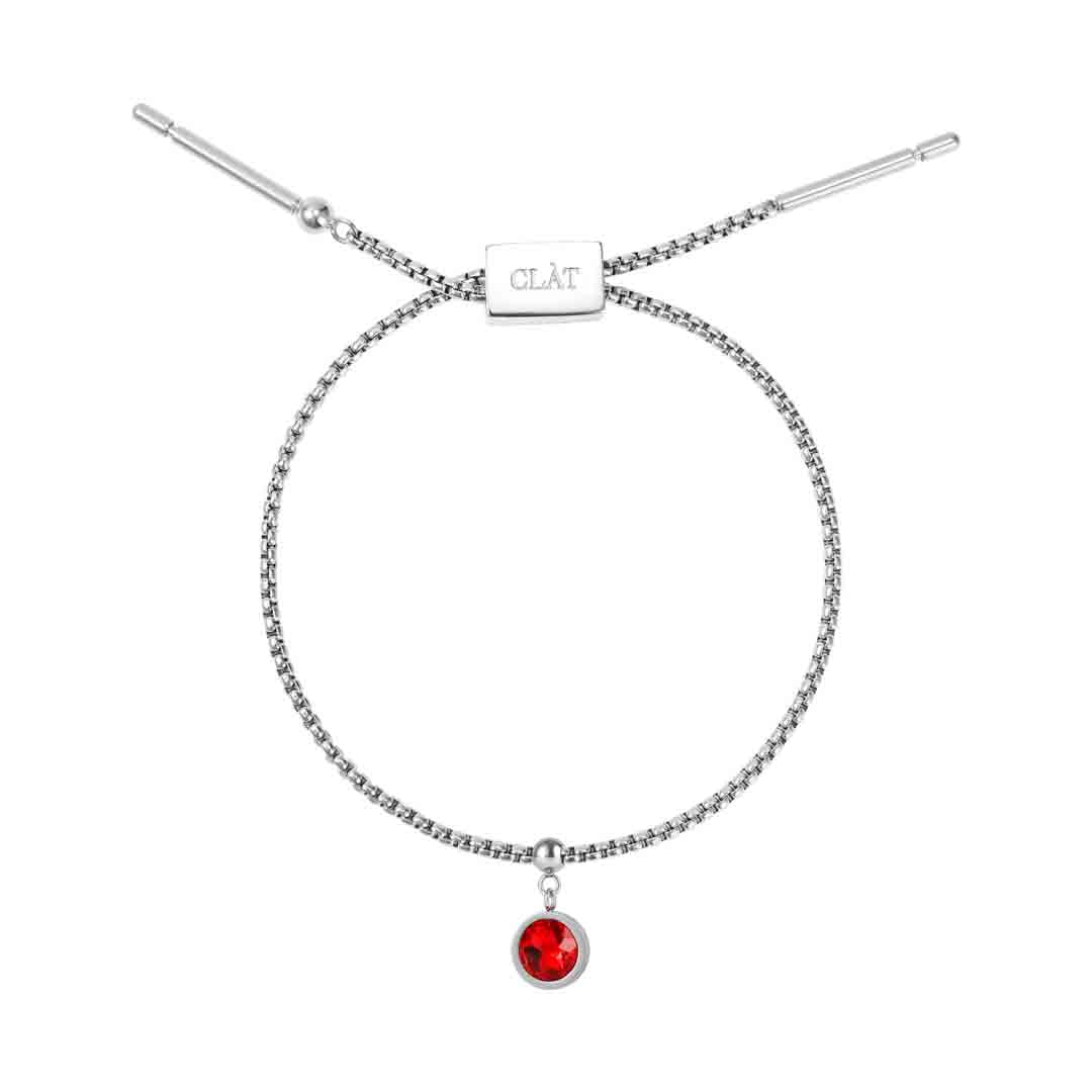 Box Chain Ruby Bracelet