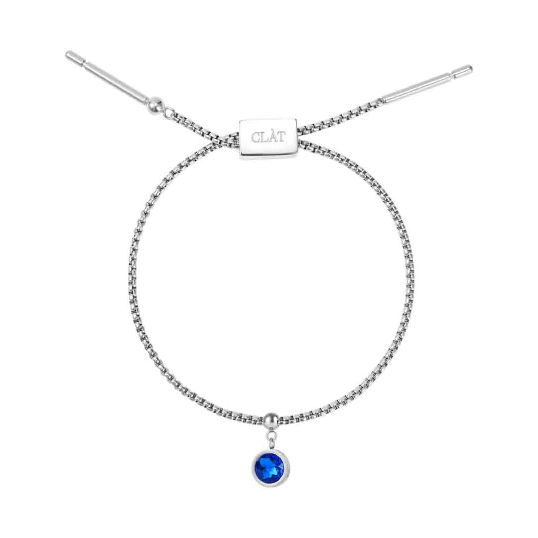 Box Chain Sapphire Bracelet