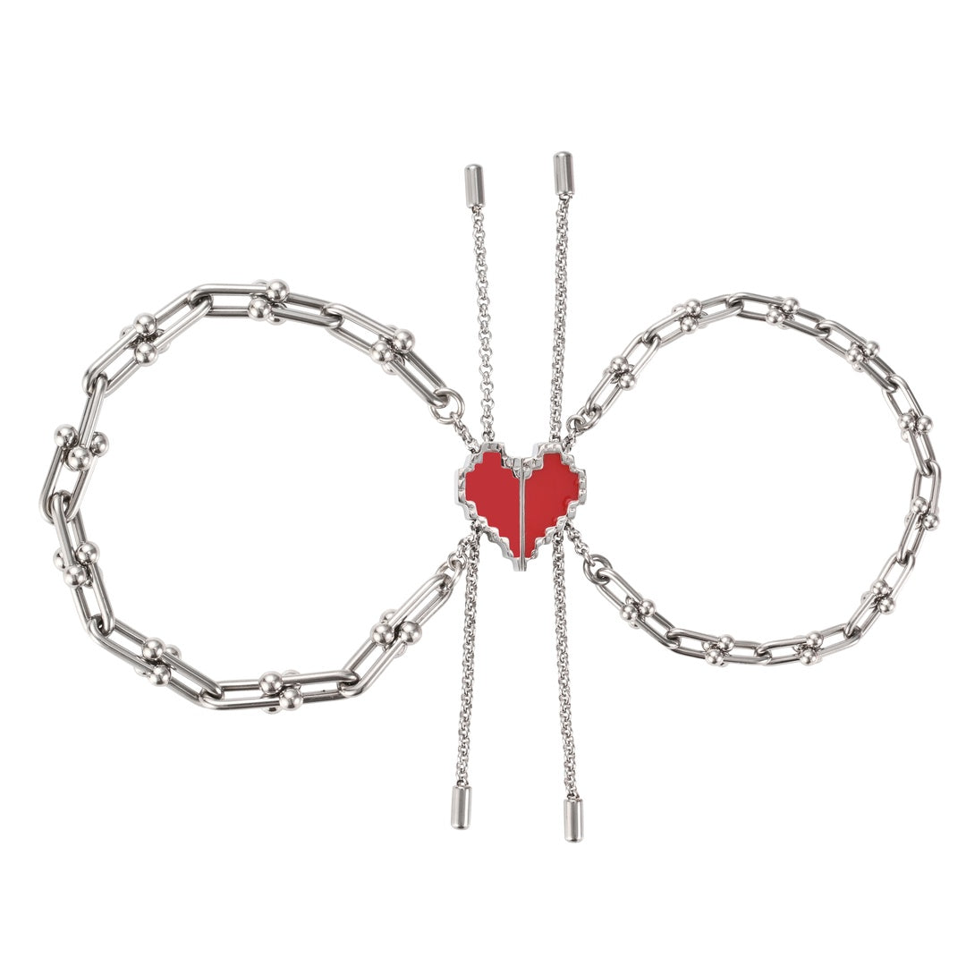 Digital Love Bracelet Set