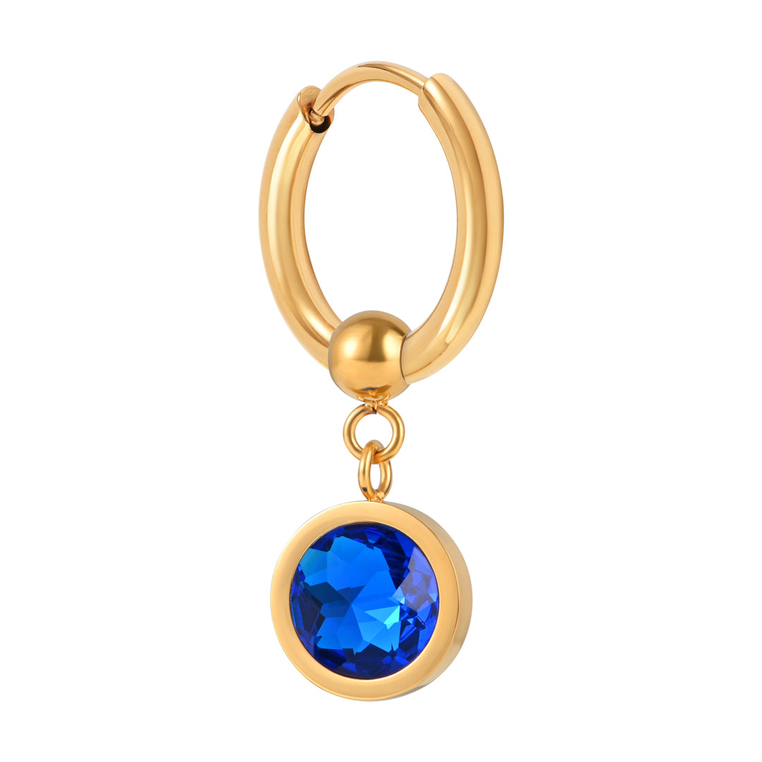 Sapphire Single Earring