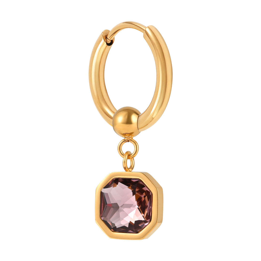 Amethyst Single Earring