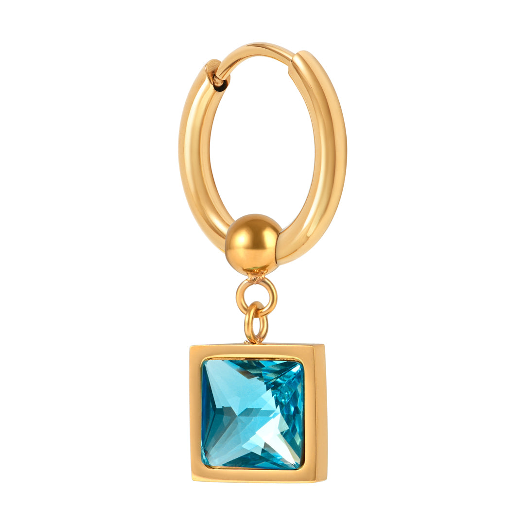 Aquamarine Single Earring