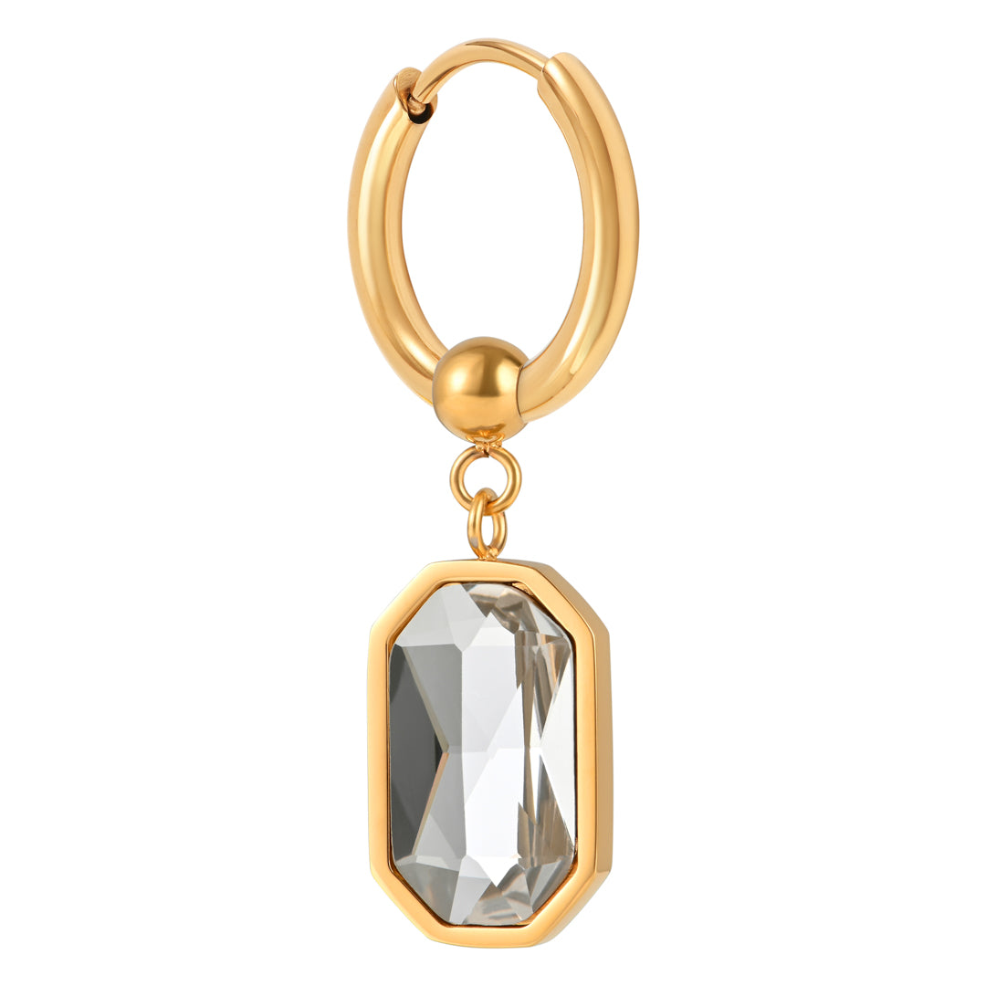 Clear Quartz Single Earring