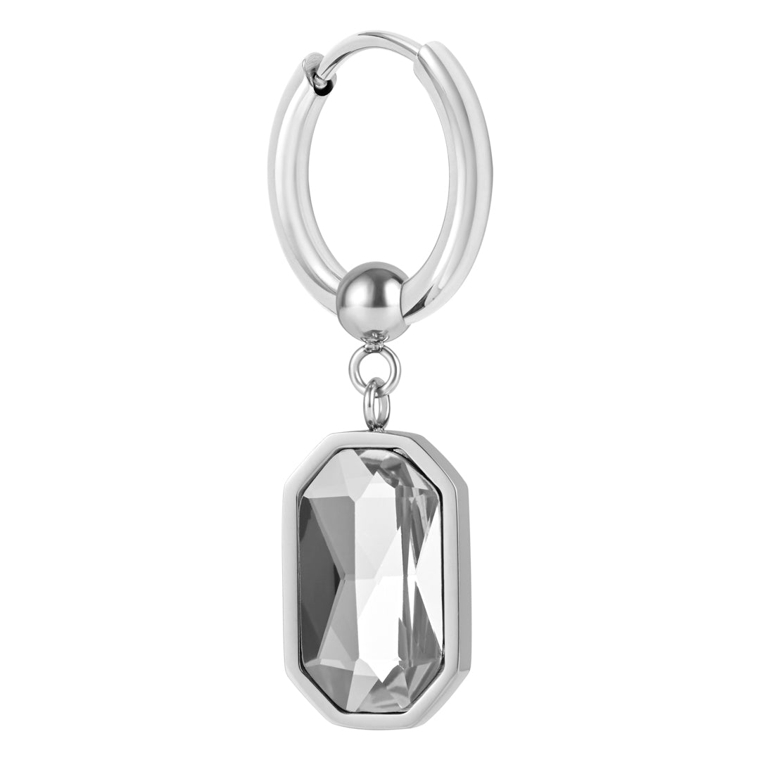 Clear Quartz Single Earring