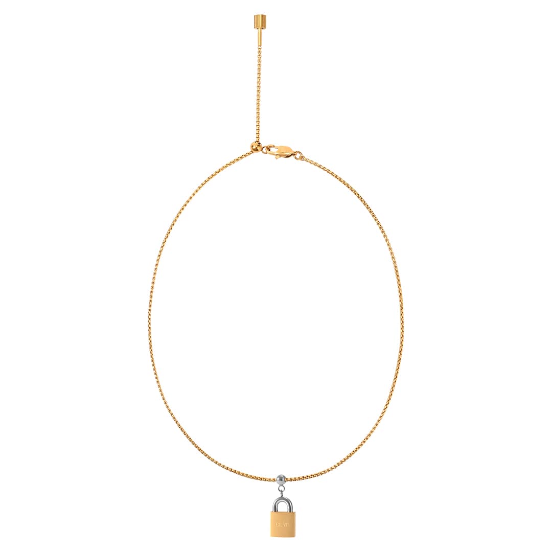 Padlock Box Chain Necklace