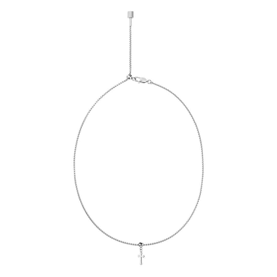 Box Chain Cross Necklace