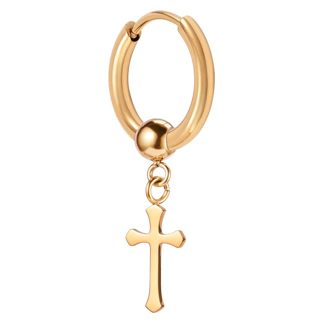 Cross Single Earring