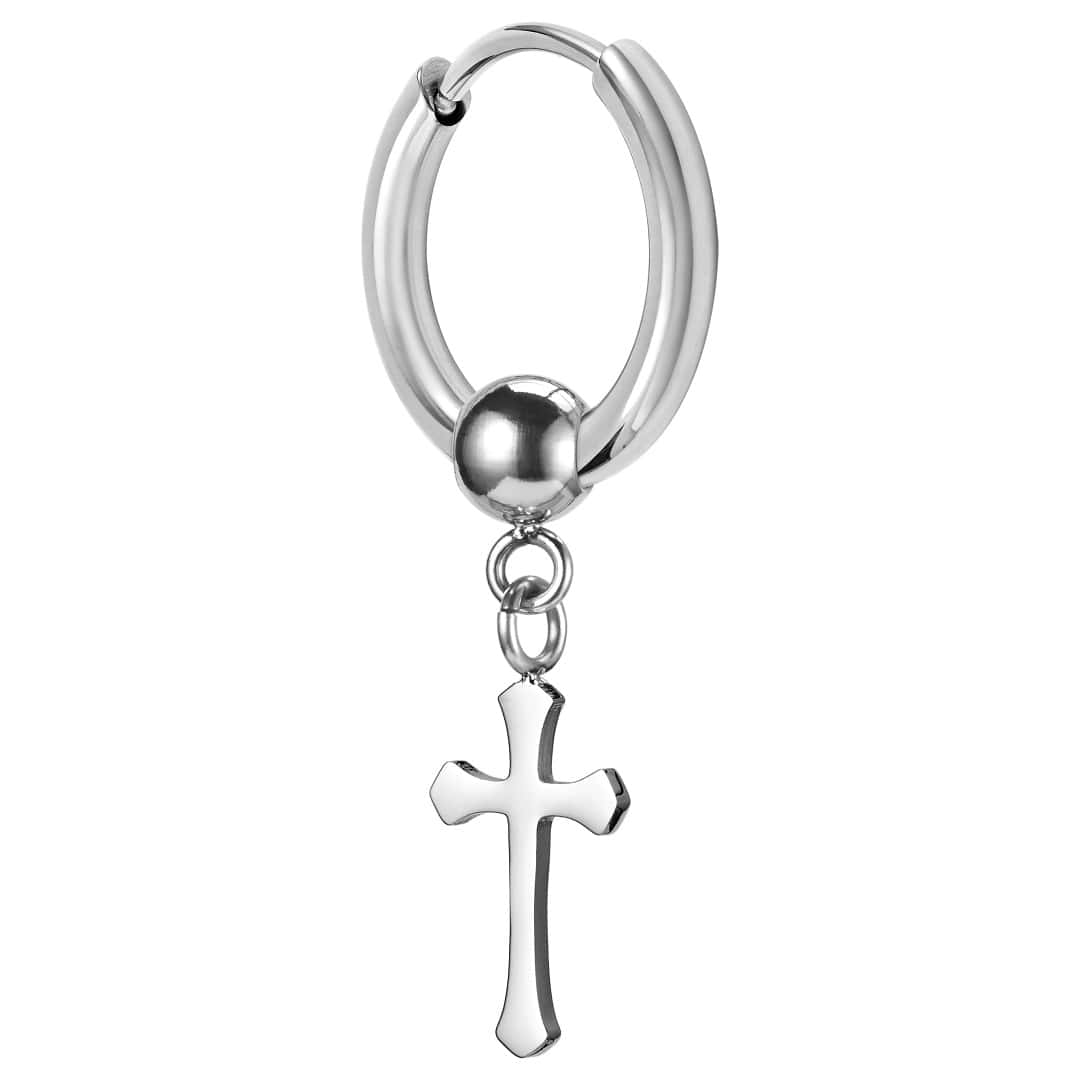 Cross Single Earring