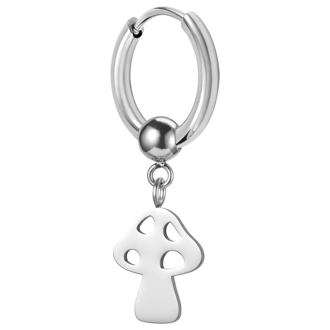 Mushroom Single Earring
