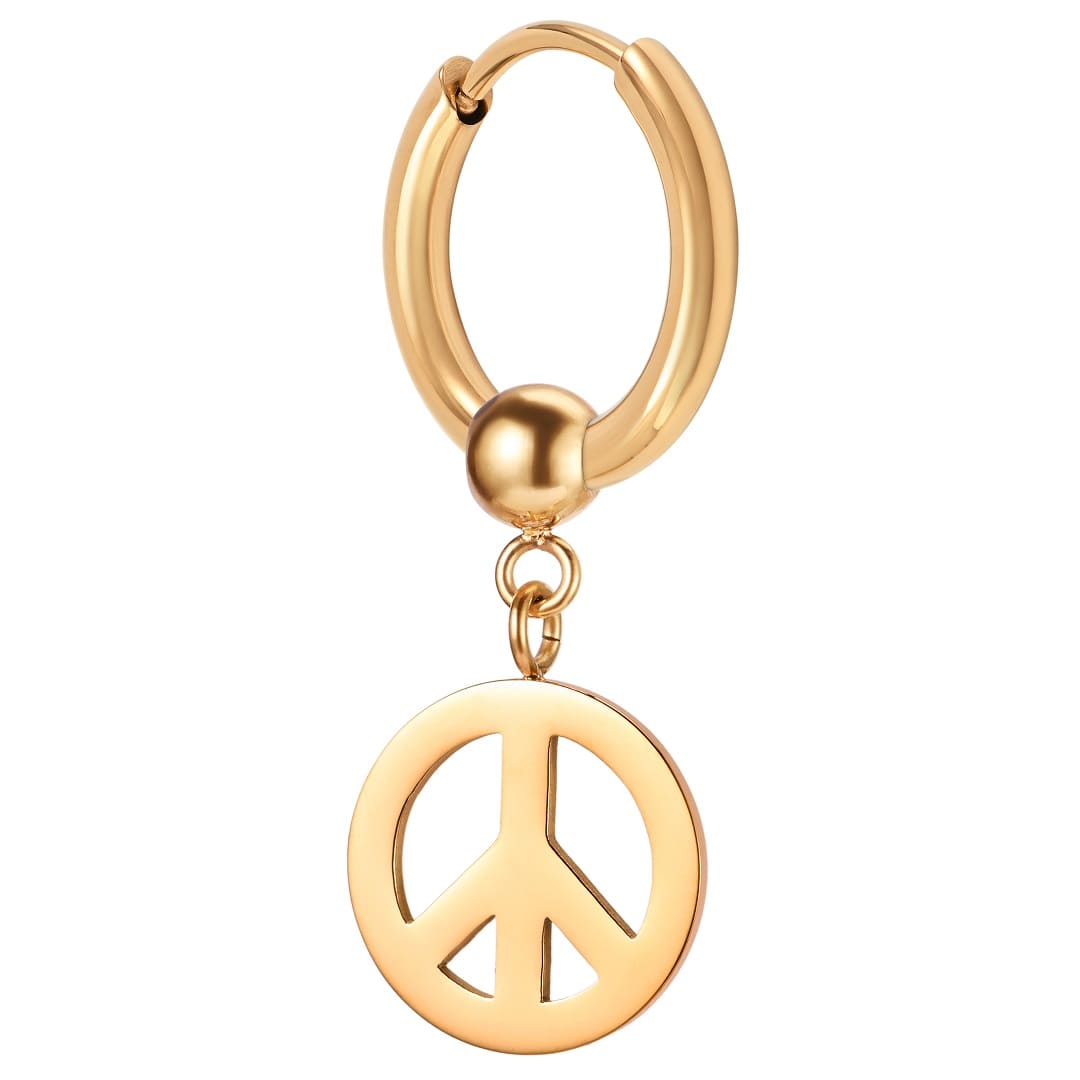 Peace Single Earring