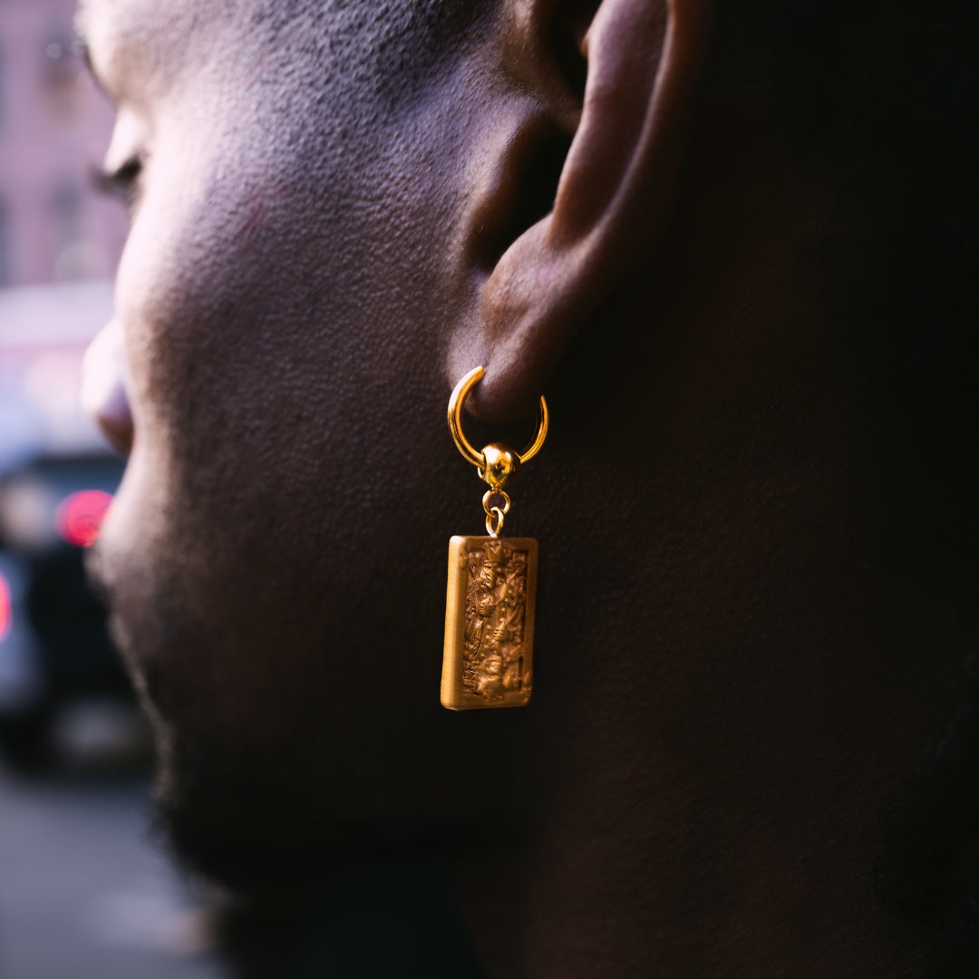 Skeleton King Card Charm