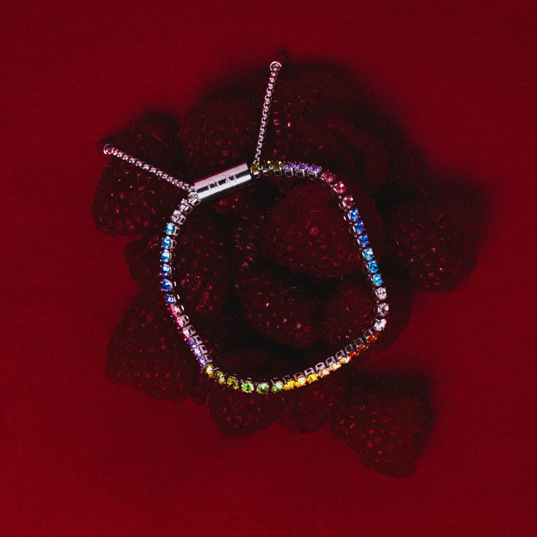 Multi-Color Tennis Bracelet